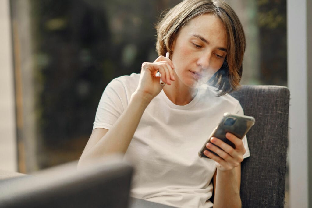 Vaping Indica cannabis Flower - Online Dispensary Canada Shop | Online Dispensary Canada Shop